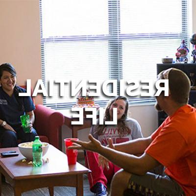 students in dorm room